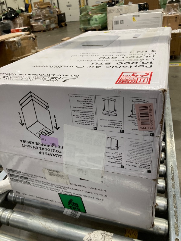 Photo 1 of 14000 BTU Portable Air Conditioners for Room up to 700 Sq. Ft, 3-IN-1 Portable AC Unit with Fan Dehumidifier, Drainage-free Cooling, 48 dB Quiet Sleep Mode, 24H Timer, Auto Swing, Windows Kit Included