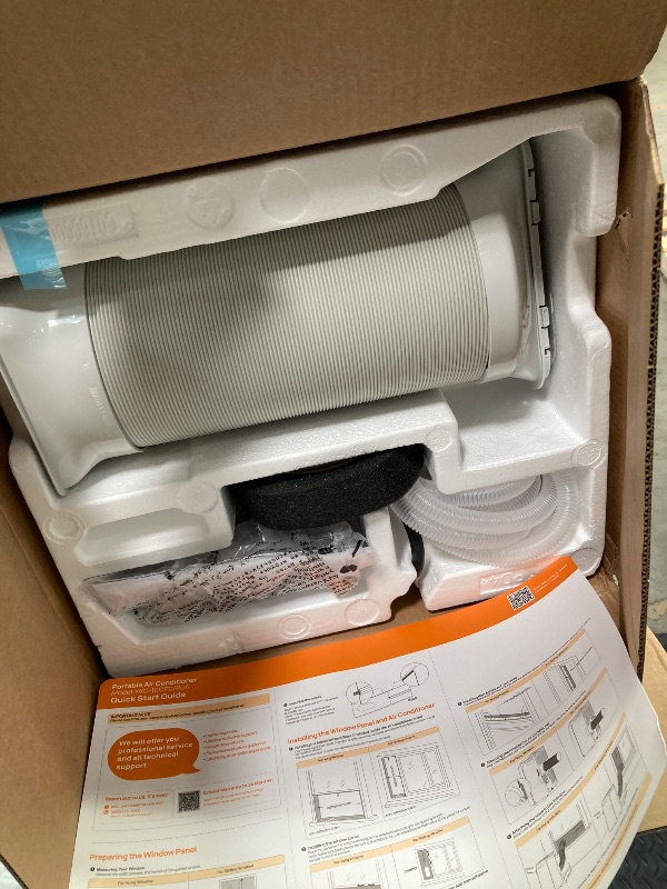 Photo 1 of 14000 BTU Portable Air Conditioners for Room up to 700 Sq. Ft, 3-IN-1 Portable AC Unit with Fan Dehumidifier, Drainage-free Cooling, 48 dB Quiet Sleep Mode, 24H Timer, Auto Swing, Windows Kit Included
