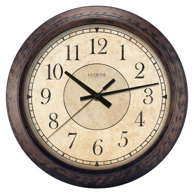 Photo 1 of 14 Beige and Brown Savannah Wall Clock - All