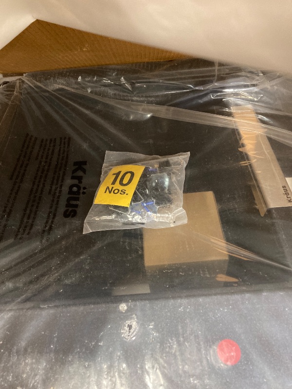 Photo 1 of ***CRACK AROUND TOP RIM**Kraus KGD-433B Quarza Dual Mount 50/50 Double Bowl Granite Black w/Drop In and Undermount Kitchen Sink Installation, 33