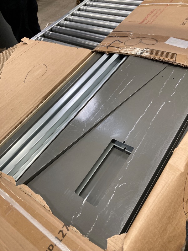 Photo 1 of ***PARTS ONLY***
KEIKI 10x 8 FT Metal Storage Shed Outdoor, Large Garden Shed with Roof & Lockable Doors, Utility Tool Sheds Frame & 4 Vents for Patio Backyard Bicycles Storage House, All Weather Use, Light Grey