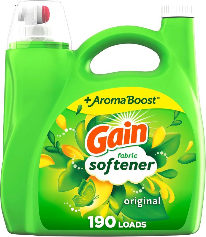 Photo 1 of 
Gain Laundry Liquid Fabric Softener, Original Scent, Fabric Conditioner, 4.16 L, 190 Loads