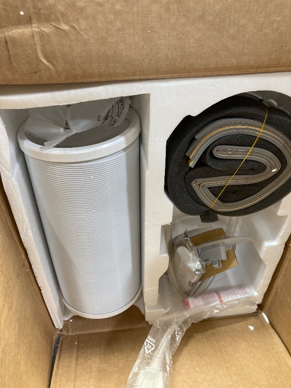Photo 1 of Amazon Basics 3-In-1 Portable AC (Air Conditioner), with Cool/Dry (Dehumidifier)/Fan-Only Functions, Auto Mode, Sleep Mode, Timer, Cools 450 Sqf, 10,000 BTU (ASHARE) / 6000 BTU (SACC), White