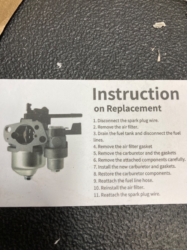 Photo 1 of Carburetor Replacement for MTD 951-05149 HY-4P90F Engine Replacement for Cub Cadet CC760ES 12AE76JU 4P90JUC 4P90MUD 4P90MUC 4P90JUE 420CC Mower Carb