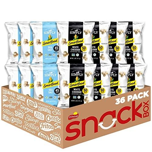 Photo 1 of Simply Smartfood Variety Pack, White Cheddar and Sea Salt 0.5oz (36 Count)
