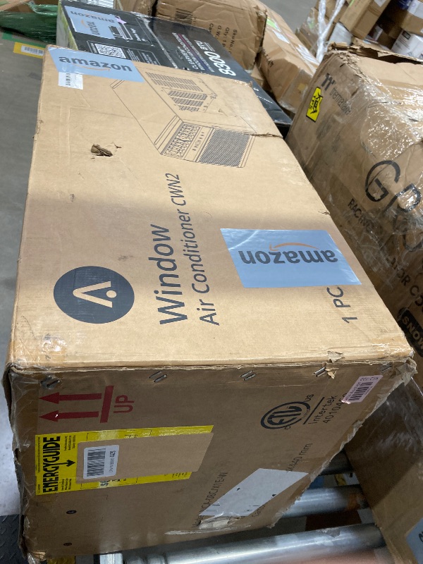 Photo 1 of 8,000 BTU U Shaped Smart Inverter Window Air Conditioner, Cools up to 370 Sq. Ft., 6 Modes 24H Timer Energy-saving Window AC Units, Quiet Operation, Remote Control