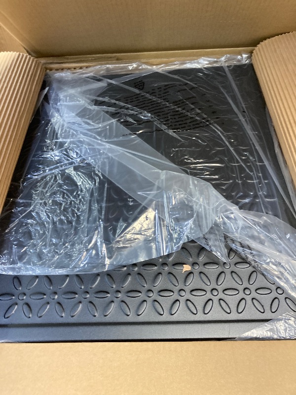 Photo 1 of Ciays Propane Fire Pit, 27-inch Fire Pit Table with Two Cup Holders, 50,000 BTU Steel Gas Fire Pit with Pulse Ignition System, Perfect for Patio, Garden & Backyard Gatherings, CIFPT11B, Black