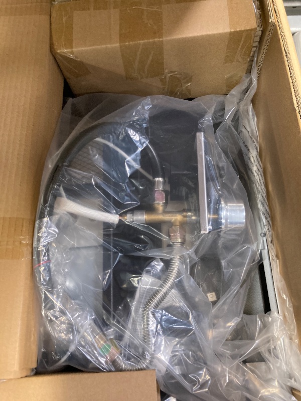 Photo 1 of Ciays Propane Fire Pit, 27-inch Fire Pit Table with Two Cup Holders, 50,000 BTU Steel Gas Fire Pit with Pulse Ignition System, Perfect for Patio, Garden & Backyard Gatherings, CIFPT11B, Black