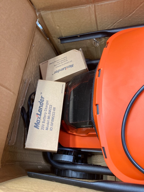 Photo 1 of ***NO BATTERY**Maxlander 13" Cordless Lawn Mower, 2-in-1 Battery Powered Lawn Mower with Brushless Motor, 5-Position Height Adjustment
