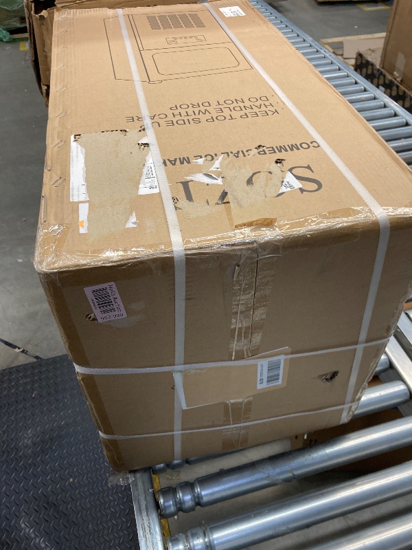 Photo 1 of ***see notes***Commercial Ice Maker Machine 130LBS/24H with 35LBS Storage Bin, Stainless Steel Undercounter/Freestanding Ice Cube Maker for Home Bar Outdoor, Automatic Operation, Include Scoop, Connection Hose