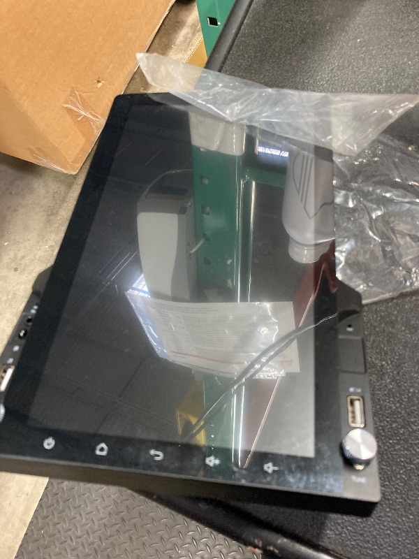 Photo 1 of Android 13 Double Din Car Stereo with Bluetooth GPS Navigation, 9.7'' Vertical Touchscreen Car Radio with FM Radio WiFi iOS/Android Mirror Link USB/AUX-in Head Unit + Backup Camera&Remote Control