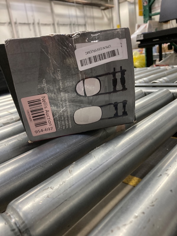 Photo 1 of MirroGuard Extended Towing Mirrors, Universal Clip-On Side Mirror Extensions for Pickups, RVs, and Trailers, Tow Mirrors with Extenders (Model HA968)