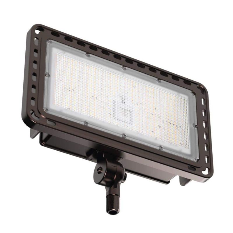 Photo 1 of 15000 Lumen Select Integrated LED Selectable 5CCT Bronze Dusk to Dawn or Motion Commercial Ground/Wall Flood Light
