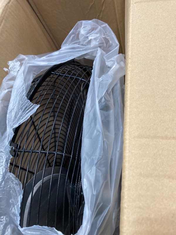 Photo 1 of 20 Inch High-Velocity Industrial Fan with 4 Speeds 8000CFM Air Circulation Heavy Duty Drum Fan For Warehouse, Workshop, Factory, Commercial, Residential And Greenhouse Black
