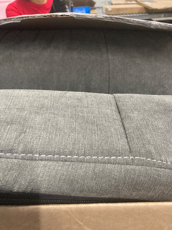 Photo 1 of ****MISSING PARTS***JONPONY Manual Recliner Chair with Heat Therapy and Massage Function, Heavy Duty Reclining Mechanism Massage Chair, Elderly Single Rocker Sofa with Cup Holders for Bedroom Home Theater,Grey
