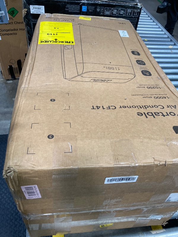 Photo 1 of 14,000 BTU Portable Air Conditioners - 3-IN-1 Standing AC Units Powerful Quiet Smart Air Conditioning Cools Within 750 Sq.Ft with Remote Control Dry/Fan Modes for Indoor Large Room Dorm