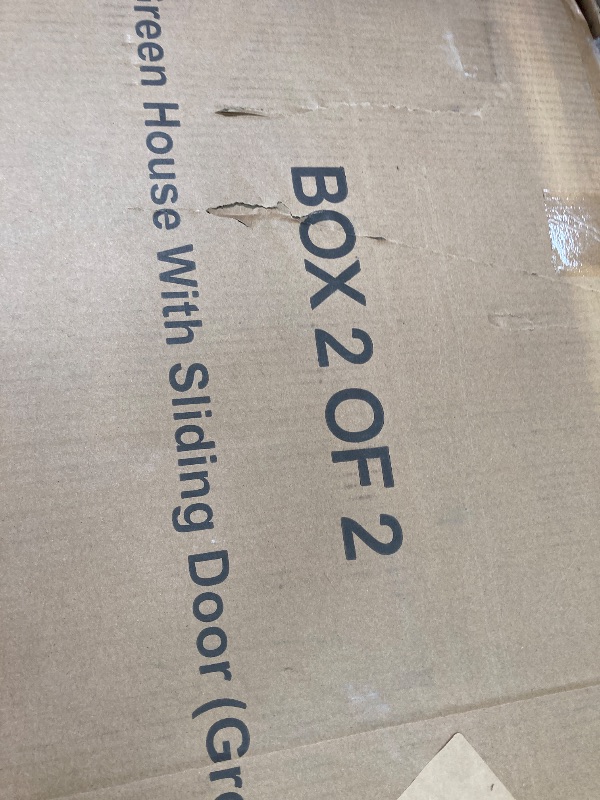 Photo 1 of ****MISSING BOX #1*****6x10 FT Greenhouse, Large Aluminum Greenhouses for Outdoors, Heavy Duty Polycarbonate Greenhouse with Roof Vent, Walk-in Green Houses for Winter Garden, Backyard, Patio, Lawn, Easy Assembly