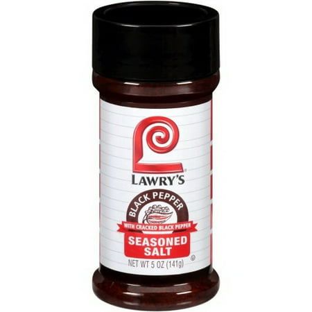 Photo 1 of (Price/Case)Lawry S Black Pepper Seasoned Salt 5 Ounces 12 per Case