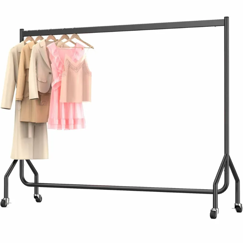 Photo 1 of 
Hero image 0 of Nefoso Heavy Duty Clothes Rack with Wheels,Rolling Garment Clothing Rack for Display and Storage, Hanging Clothes,71"L x 18.4"W x 60"H(Black), 0 of 10




Best seller
Visit the Nefoso Store
Nefoso Heavy Duty Clothes Rack with Wheels,Rolli