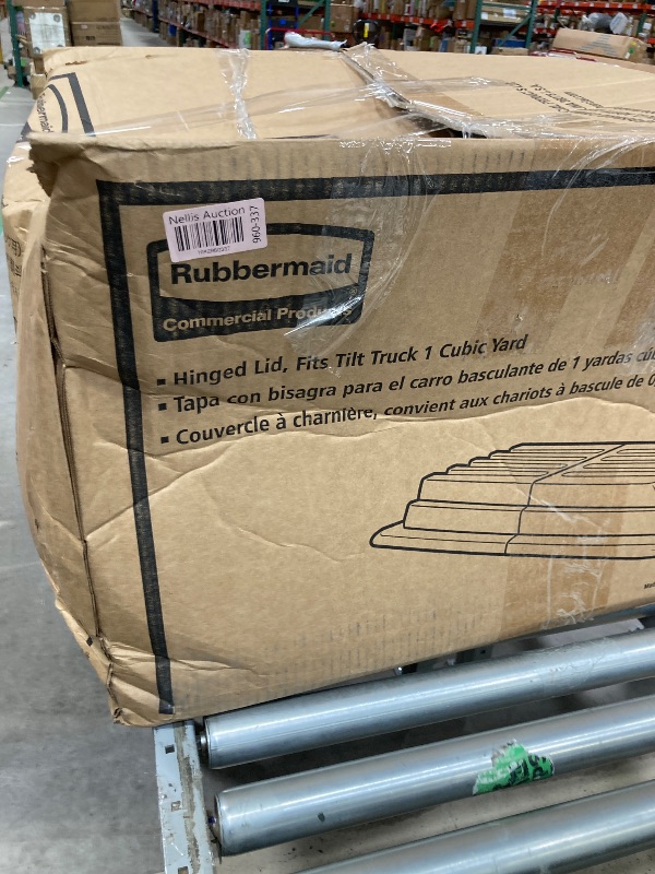 Photo 1 of 
Lid 9T22 for 1/2 Cubic Yard Rubbermaid Structural Foam Plastic Tilt Truck, 57-3/8"L x 26-7/8"W