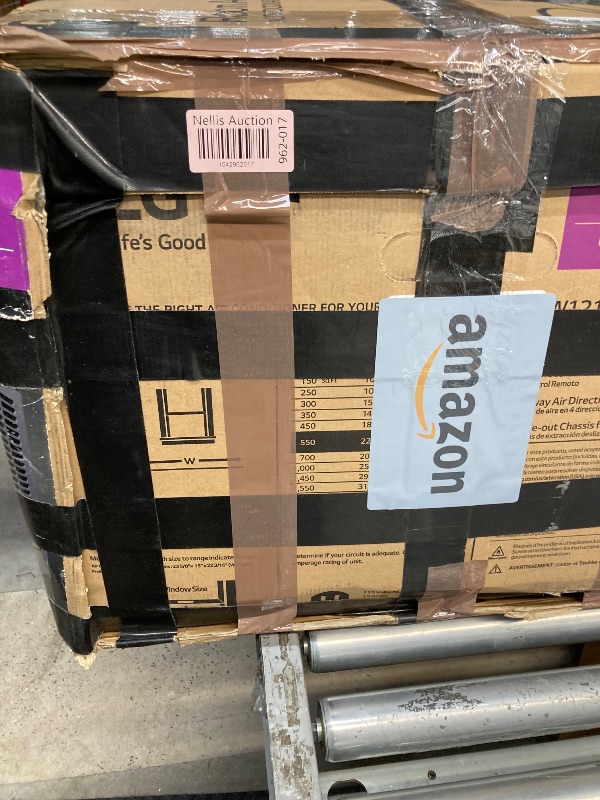Photo 1 of **PARTS ONLY/NO REFUNDS**
LG 12,000 BTU Smart Window Air Conditioner, 115V, AC Window Unit for Rooms up to 550 Sq. Ft., Perfect for Kitchen or Living Room, Phone & Voice Control, Works with LG ThinQ, Amazon Alexa, Hey Google