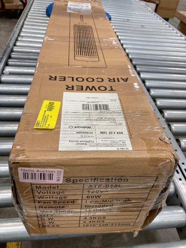 Photo 1 of 40" Evaporative Air Cooler with Remote, Portable Air Conditioner with 3 Modes, Quiet Evaporative Cooler 70° Oscillation Equipped Aroma Box
