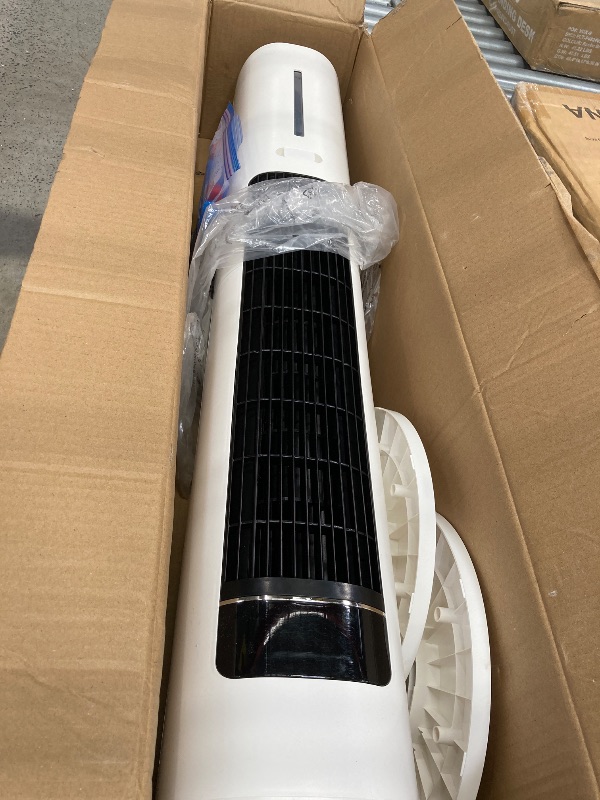 Photo 1 of 40" Evaporative Air Cooler with Remote, Portable Air Conditioner with 3 Modes, Quiet Evaporative Cooler 70° Oscillation Equipped Aroma Box
