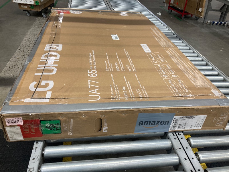 Photo 1 of **PARTS ONLY**LG 65-Inch Class UHD AI 4K UA77 Series Smart TV w/AI Sound Pro, HDR10, 4K Super Upscaling, Filmmaker Mode, Wow Orchestra, Compatible with Alexa (65UA7700PUB, 2025)