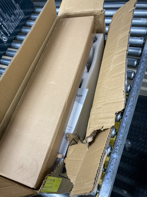 Photo 1 of ****BLADE HAS DAMAGE****XAUJIX 52'' Ceiling Fans with Light and Remote Control, Flush Mount Ceiling Fan 6-Speed Reversible Airflow 3 Wood Fan Blades  ***(BOX RIPPED/TORN)***