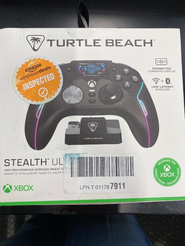 Photo 1 of 
Turtle Beach Stealth Ultra High-Performance Wireless Gaming Controller Licensed for Xbox Series X|S, Xbox One, Windows PC & Android – LED Dashboard, Charge Dock, RGB Lighting, 30-Hr Battery, Bluetooth, Black