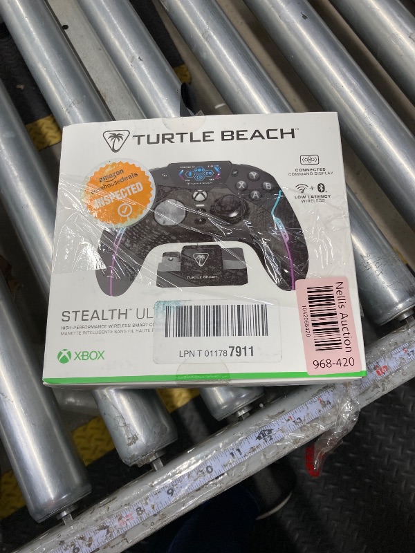 Photo 1 of 
Turtle Beach Stealth Ultra High-Performance Wireless Gaming Controller Licensed for Xbox Series X|S, Xbox One, Windows PC & Android – LED Dashboard, Charge Dock, RGB Lighting, 30-Hr Battery, Bluetooth, Black