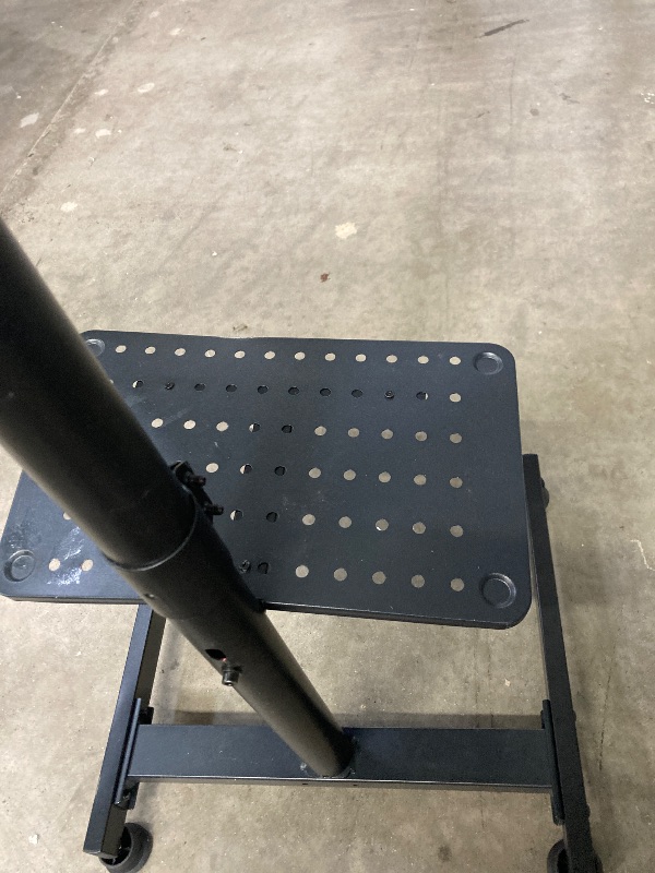 Photo 1 of ***MISSING TOP BRACKET TO HOLD TV**MountFTV Floor TV Stand for 26-50 inch Flat Screen or Curved, TVs Monitors Display Trolley Loading 55 lbs, Max 300x300mm