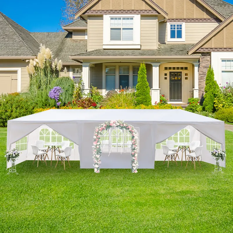 Photo 1 of ***MISSING PARTS/FRAME PARTS ONLY**Ktaxon 10' X 30' Canopy Tent with 8 Side Walls for Party Wedding Camping and BBQ