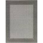 Photo 1 of ***SIMILAR****CAMILSON Outdoor Rug 8x10 Modern Area Rugs for Indoor and Outdoor Patios and Porches - Waterproof, Washable, Non-Shedding, Easy-to-Clean Outside Carpet (8 x 10, Solid - Dark Gray)