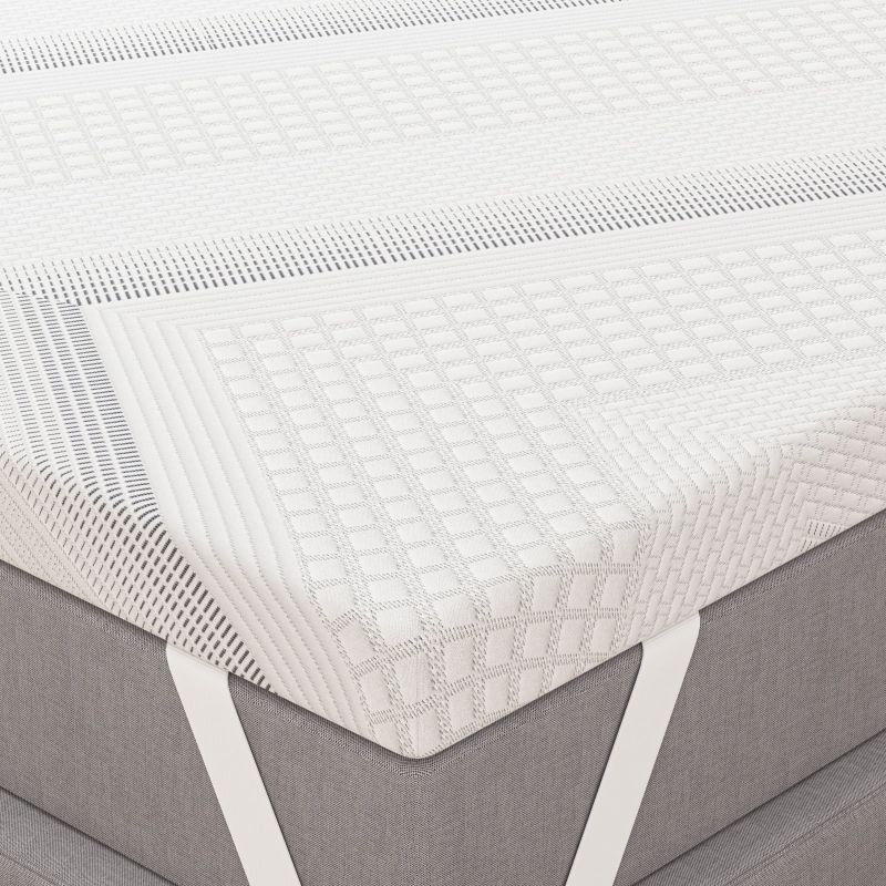 Photo 1 of 3 Inch Firm Mattress Topper Twin Size, Memory Foam Bed Topper with Soft & Firm Options for Back Pain Relief, Mattress Topper with 2-Sided Cover, Ergonomic 5-Zone Design, CertiPUR Certified