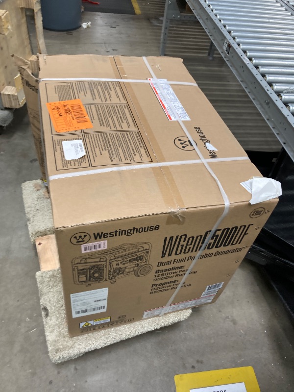 Photo 1 of (***FACTORY SEALED***) Westinghouse 12500 Watt Dual Fuel Home Backup Portable Generator, Remote Electric Start, Transfer Switch Ready, Gas and Propane Powered