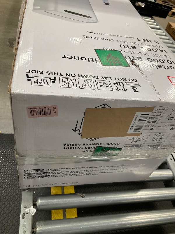 Photo 1 of 14000 BTU Portable Air Conditioners for Room up to 700 Sq. Ft, 3-IN-1 Portable AC Unit with Fan Dehumidifier, Drainage-free Cooling, 48 dB Quiet Sleep Mode, 24H Timer, Auto Swing, Windows Kit Included