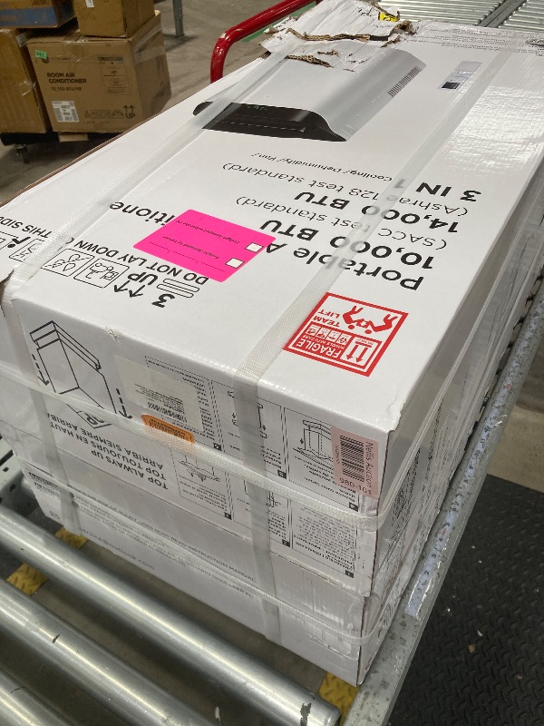 Photo 1 of 14,000 BTU Portable Air Conditioner Cools Up to 700 Sq.Ft, 3-IN-1 Energy Efficient Portable AC Unit with Remote Control & Installation Kits for Large Room, Campervan, Office, Temporary Space***(SOME SCUFFS MARKS, BOX RIPPED/TORN)***