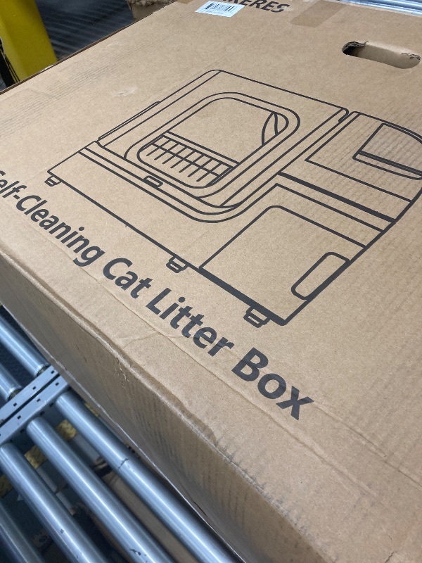 Photo 1 of 100L Automatic Self-Cleaning Cat Litter Box - APP Control, Safe Alert, Smart Health Monitor, Grey