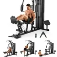 Photo 1 of ***BOX 2 OF 4 ONLY/INCOMPLETE SET**UPGO Home Gym Station, Workout Station with 154LBS Weight Stack, Leg Press And Preacher Curl Pad