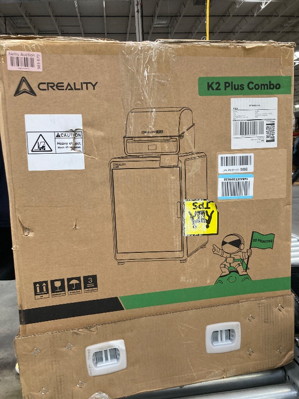 Photo 1 of ***MISSING PARTS***Creality K2 Plus Combo 3D Printer, Multicolor Printing Machine with 16 Colors, 600mm/s High-Speed Printing  kit , Dual AI Camera for Monitoring, 300x300x350mm Build Volume& Filament System