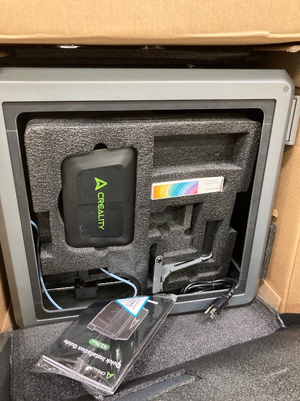 Photo 1 of ***MISSING PARTS***Creality K2 Plus Combo 3D Printer, Multicolor Printing Machine with 16 Colors, 600mm/s High-Speed Printing  kit , Dual AI Camera for Monitoring, 300x300x350mm Build Volume& Filament System