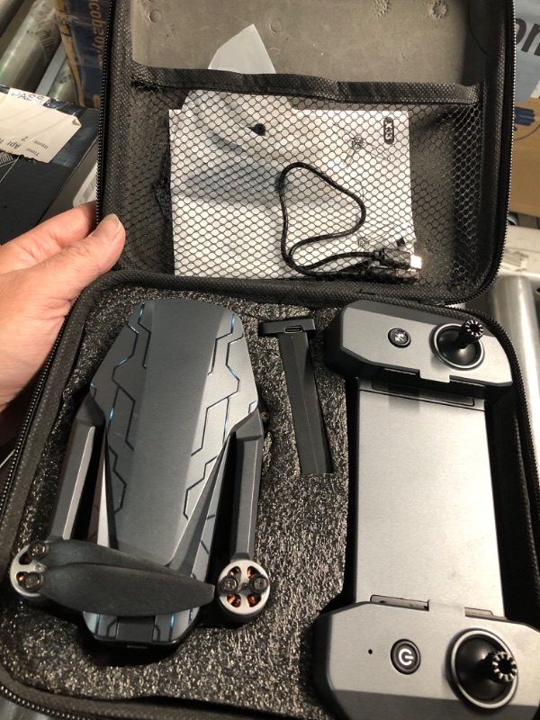 Photo 1 of ***(MAJOR DAMAGE/ SEE NOTES)***
Toladrone Drones with Camera for Adults 4K GPS Professional Drone with Auto Return, Follow Me, 5G WiFi FPV Transmission Foldable RC Quadcopter for Beginner Adult TD31GPS