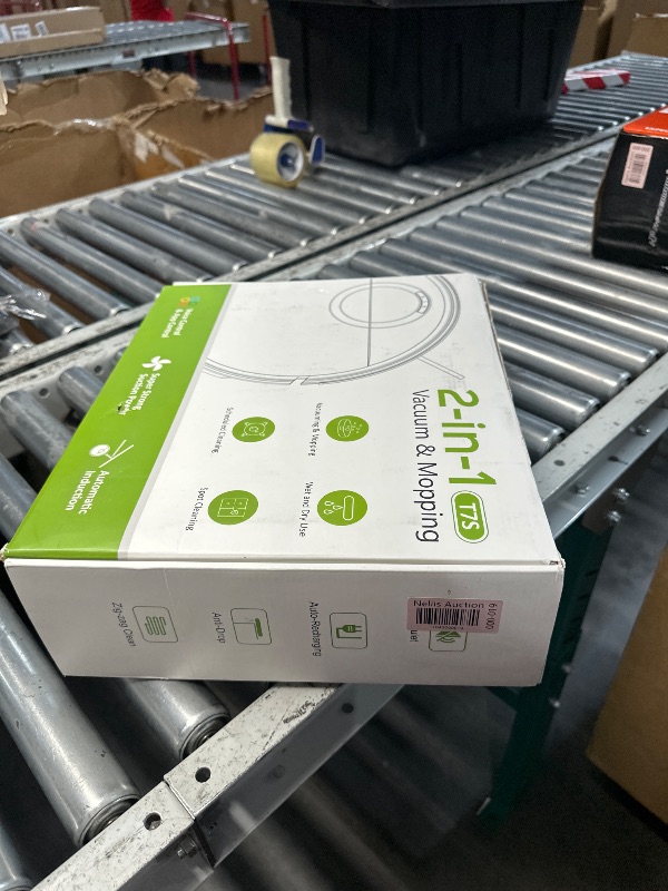 Photo 1 of ***NON REFUNDABLE, PARTS ONLY, MISSING CHARGING STATION***Robot Vacuum and Mop Combo, 2 in 1 Mopping Robot Vacuum Cleaner with Schedule, Wi-Fi/App/Remote, 2000Pa Max Suction, Self-Charging Robotic Vacuum, Slim, Ideal for Hard Floor, Pet Hair, Low-Pile Car