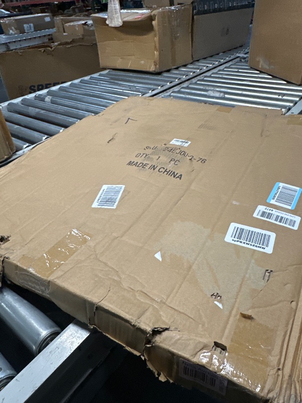 Photo 1 of EMAX HOME Large Old Town Farmhouse Wall Clock 30 Inches Rustic Antique Wood with Metal Circle and Large Numerals Silent Battery Operated 