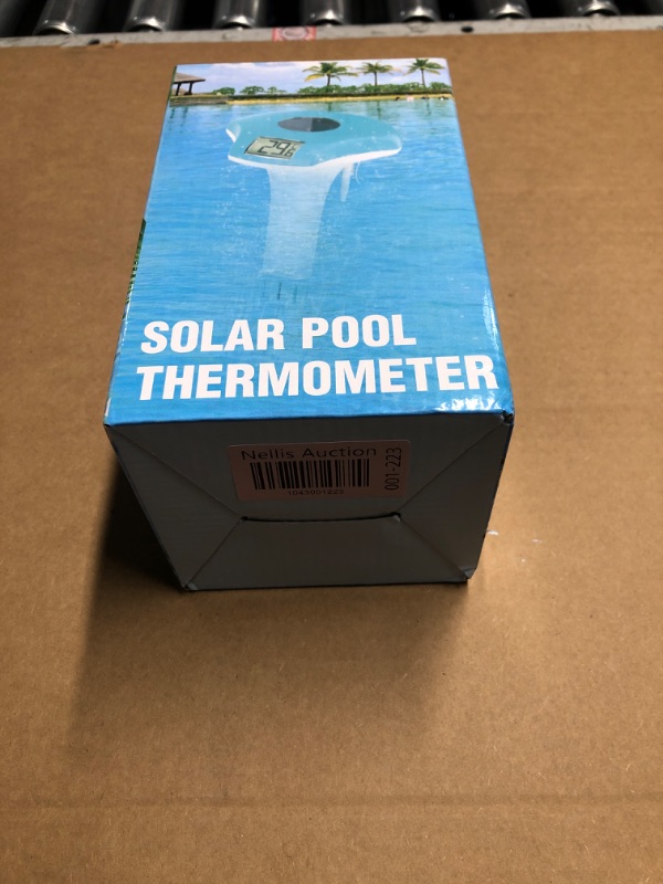 Photo 1 of Digital Pool Thermometer – IPX-8 Waterproof Swimming Pool Thermometer Floating Easy Read, Environment-Friendly Solar-Powered Temperature Gauge for Swimming Pools, Spa, Hot Tubs