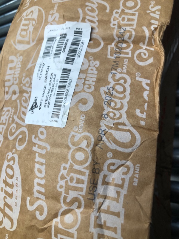 Photo 1 of ***(EXP:APR, 08, 2025 )NONREFUNDABLE******FACTORY SEALED***Doritos Cool Ranch Flavored Tortilla Chips, 1 Ounce (Pack of 40)