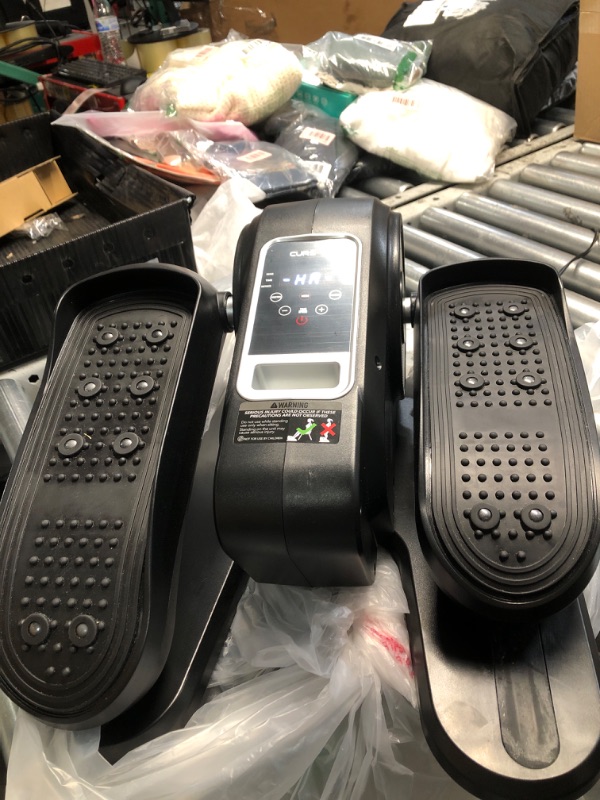 Photo 1 of  (DIRTY) (USE/FAIR) Under Desk Elliptical Machine, Electric Seated Pedal Exerciser, Mini Ellipse Leg Exerciser with Remoter, 12 Level Speeds, orward & Reverse Direction, Manual & Auto Mode for Home Office