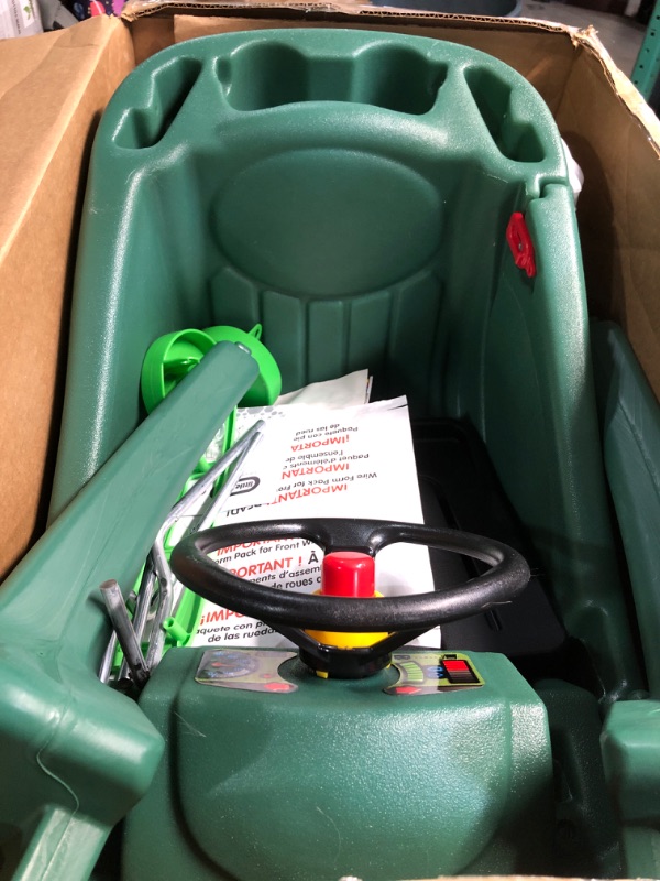 Photo 1 of (incomplete)(sold for parts)(repair) Little Tikes Cozy Coupe Dinosaur – Amazon Exclusive Large, Green