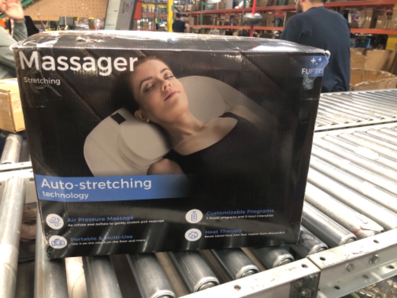 Photo 1 of ***(NO RETURNS OR REFUNDS/ FOR PARTS ONLY/ NON FUNCTIONAL)***
fuptos Full Body Massage Mat with Airbag Stretching, Gentle Massage Pad, 6 Modes, 5 Intensities, 2 Heat Levels, Neck & Shoulder Relief, Back Stretching, HIPS & IT Band Massage, Portable & Folda